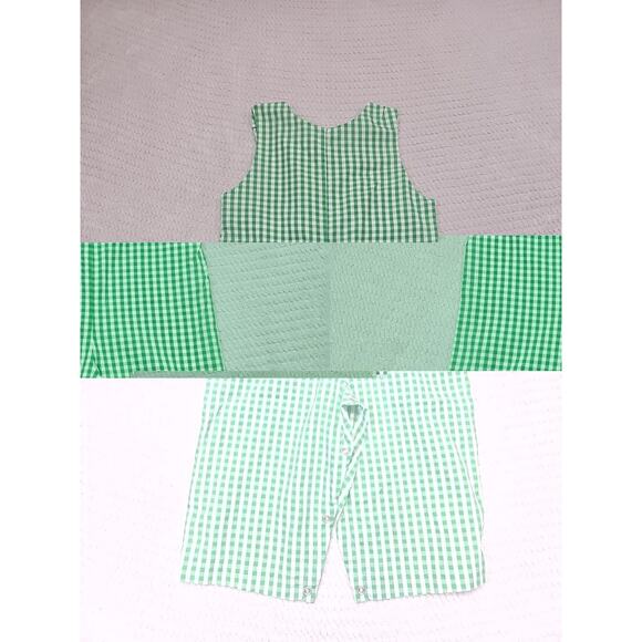 Southern Sunshine Smocked Christmas Romper Size 24 Months Santa Embroidered - Picture 7 of 8